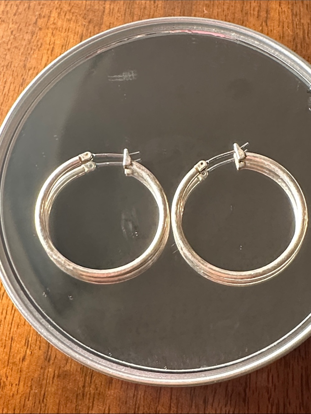 Classic Silver Hoop Earrings